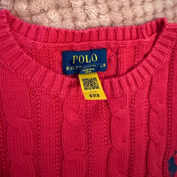 Polo Ralph Lauren KidsEmbroidered cable-knit cotton sweater - Picture 7 of 7